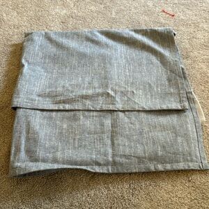 PB Chambray Crib Skirt